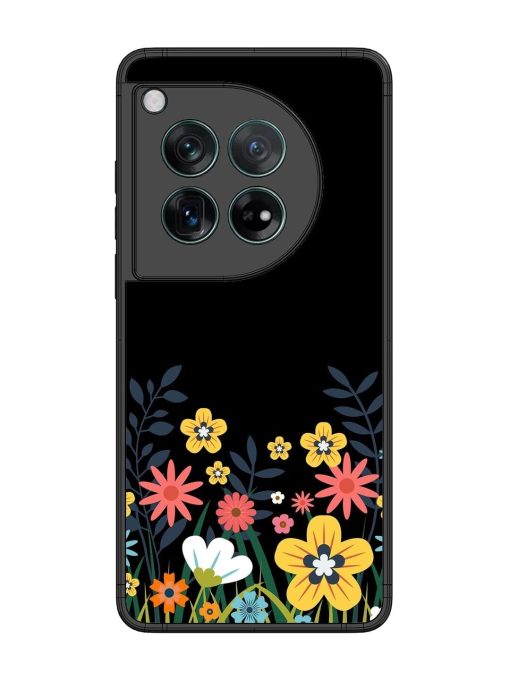 Floral Night Sky Glossy Soft Edge Case for Oneplus 12 (5G) Chachhi