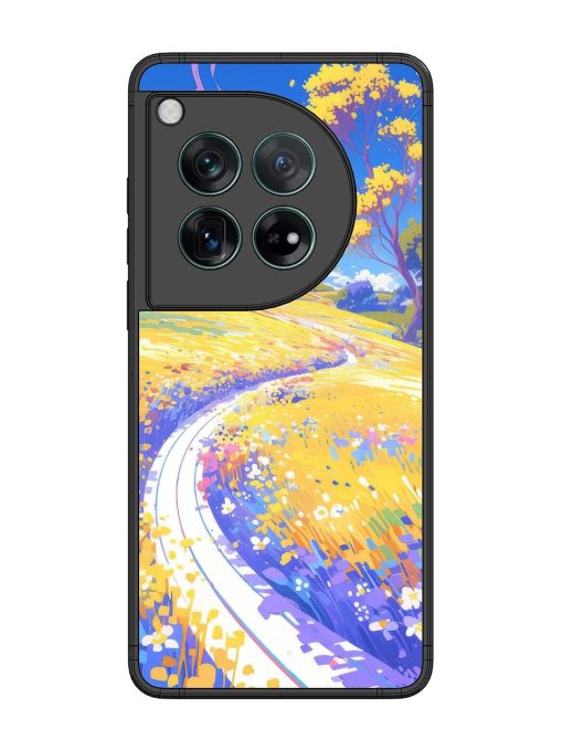 Vibrant Spring Meadow Glossy Soft Edge Case for Oneplus 12 (5G) Chachhi