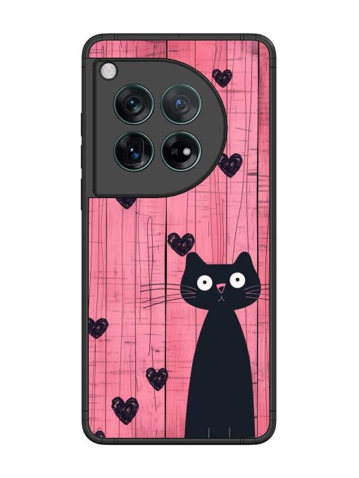 Feline Valentine'S Day Glossy Soft Edge Case for Oneplus 12 (5G) Chachhi