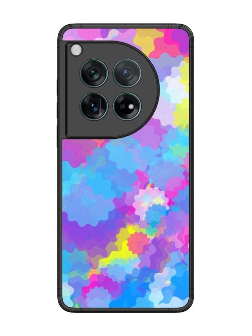 Psychedelic Cloud Burst Glossy Soft Edge Case for Oneplus 12 (5G) Chachhi