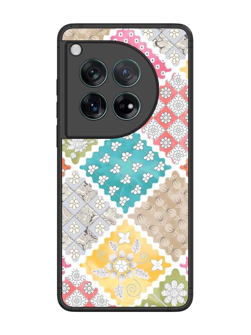 Patchwork Dreamscape Glossy Soft Edge Case for Oneplus 12 (5G) Chachhi