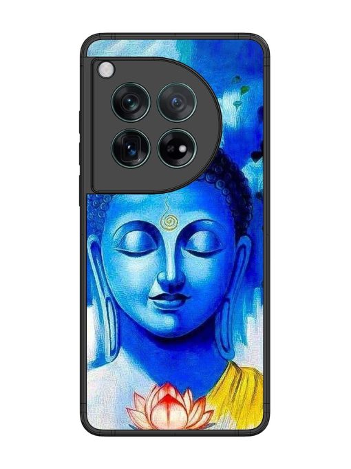 Serene Buddha With Lotus Glossy Soft Edge Case for Oneplus 12 (5G) Chachhi