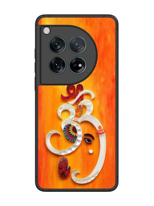 Ganesha In Quilling Art Glossy Soft Edge Case for Oneplus 12 (5G) Chachhi