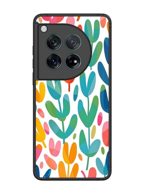 Rainbow Of Blooms Glossy Soft Edge Case for Oneplus 12 (5G) Chachhi