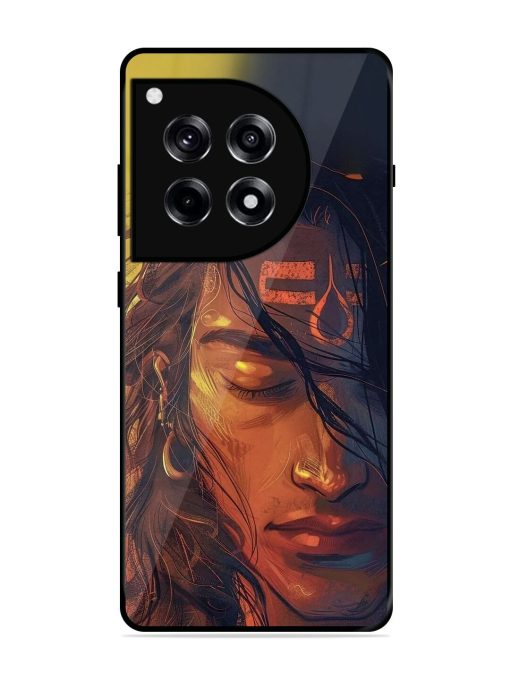 Tranquil Shiva Glossy Soft Edge Case for Oneplus 12R (5G)