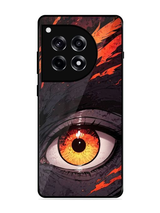 Inferno Gaze Glossy Soft Edge Case for Oneplus 12R (5G)