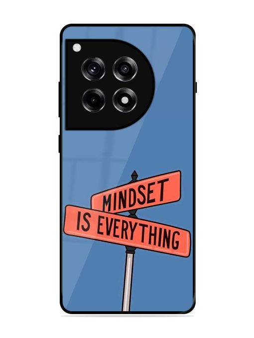 Mindset Matters Glossy Soft Edge Case for Oneplus 12R (5G)