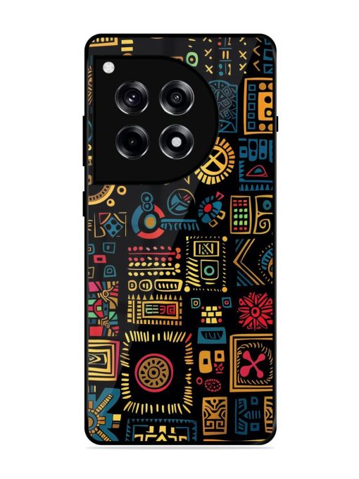 Tribal Tapestry Glossy Soft Edge Case for Oneplus 12R (5G)