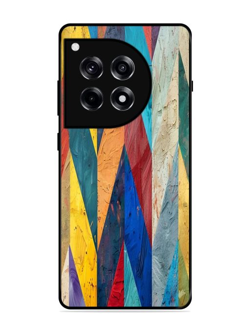 Abstract Tapestry Glossy Soft Edge Case for Oneplus 12R (5G)