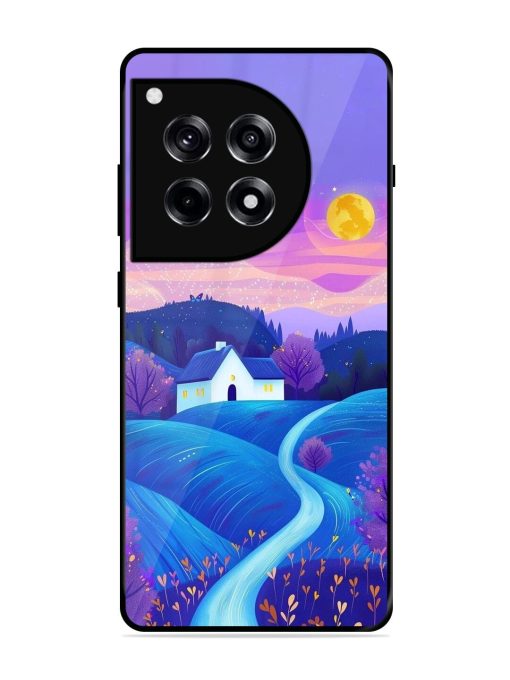 Moonlit Meadow Glossy Soft Edge Case for Oneplus 12R (5G)