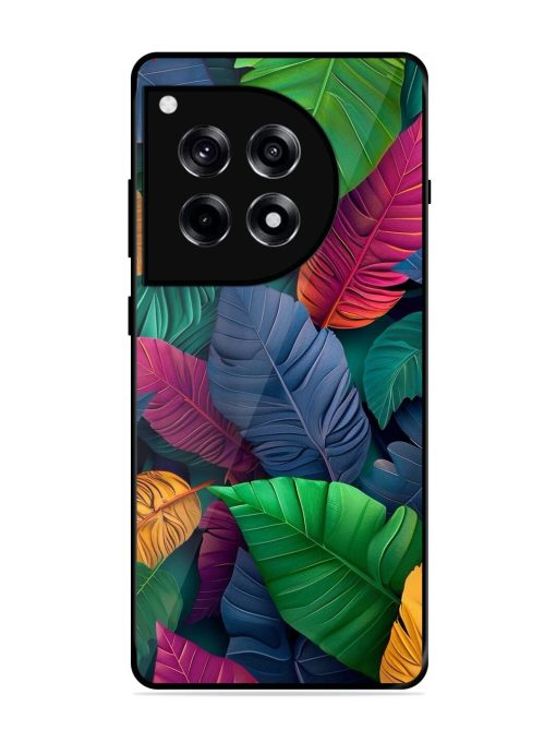 Tropical Tapestry Glossy Soft Edge Case for Oneplus 12R (5G)