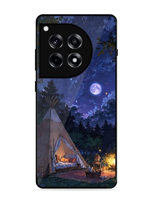 Moonlight Camping Glossy Soft Edge Case for Oneplus 12R (5G)