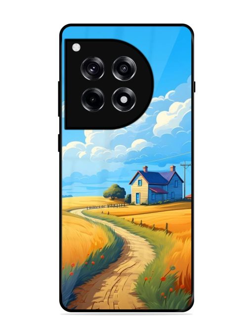 Countryside Cottage Glossy Soft Edge Case for Oneplus 12R (5G)