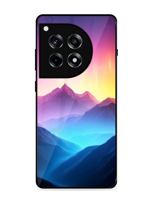 Cosmic Mountains Glossy Soft Edge Case for Oneplus 12R (5G)