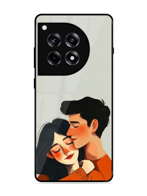 Craft Couples Glossy Soft Edge Case for Oneplus 12R (5G)