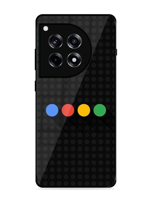 Google Dots Glossy Soft Edge Case for Oneplus 12R (5G)