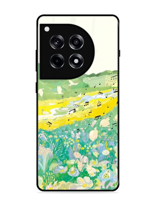 Melody In Bloom Glossy Soft Edge Case for Oneplus 12R (5G)