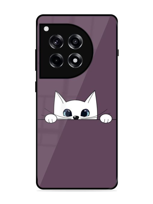 Peek-A-Boo Kitty Glossy Soft Edge Case for Oneplus 12R (5G)