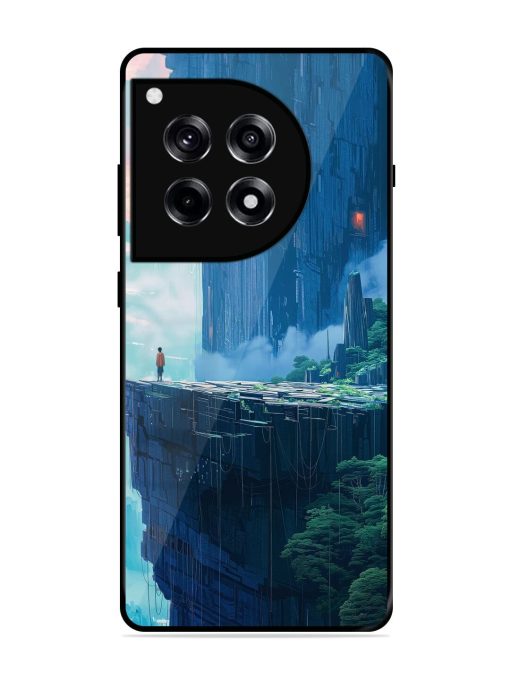 Solitude In The Sky Glossy Soft Edge Case for Oneplus 12R (5G)