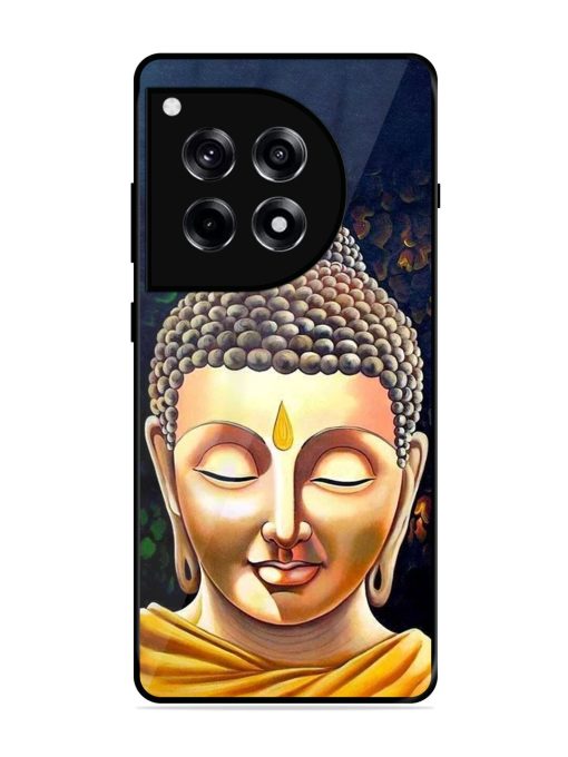 Buddha Face Glossy Soft Edge Case for Oneplus 12R (5G)