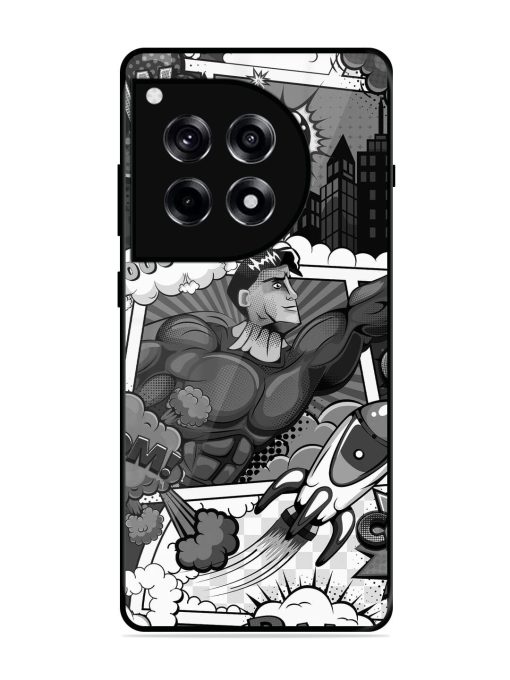 Comic Book Chaos Glossy Soft Edge Case for Oneplus 12R (5G)