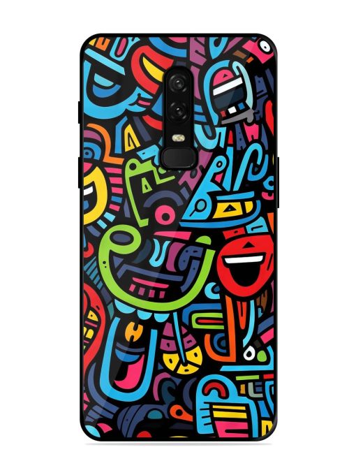 Doodlephoria Glossy Soft Edge Case for Oneplus 6 Chachhi