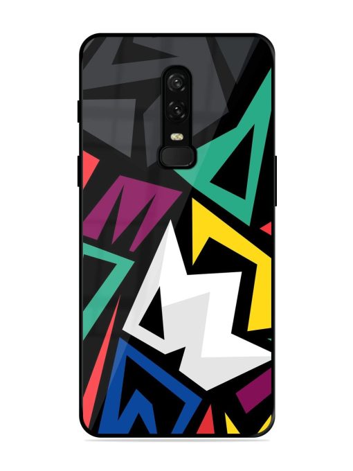 Chaotic Geometry Glossy Soft Edge Case for Oneplus 6 Chachhi