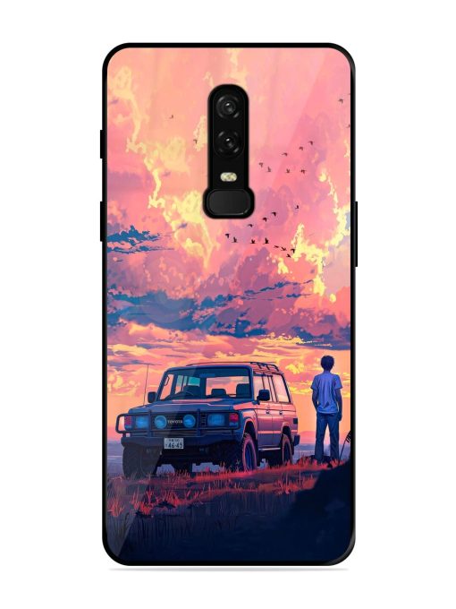 Solitude'S Horizon Glossy Soft Edge Case for Oneplus 6 Chachhi