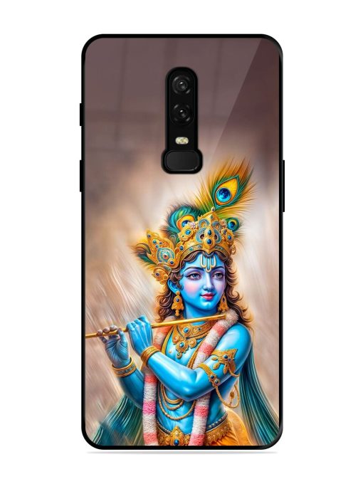 Divine Krishna Glossy Soft Edge Case for Oneplus 6 Chachhi