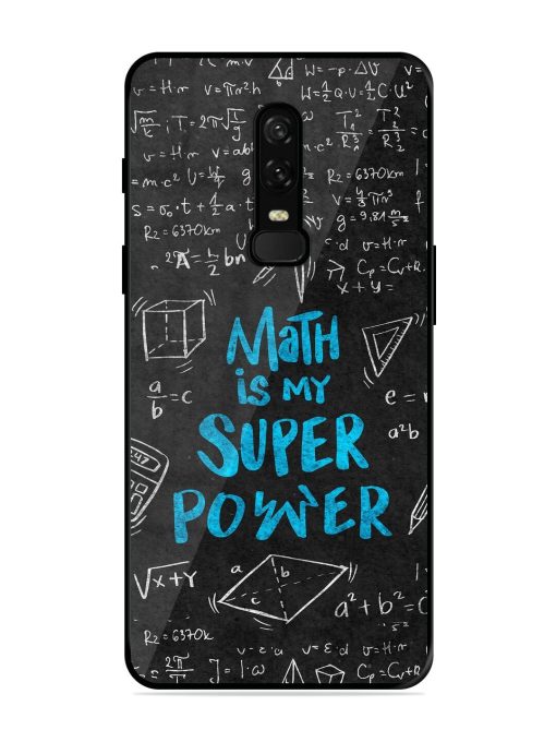 Math Magic Glossy Soft Edge Case for Oneplus 6 Chachhi