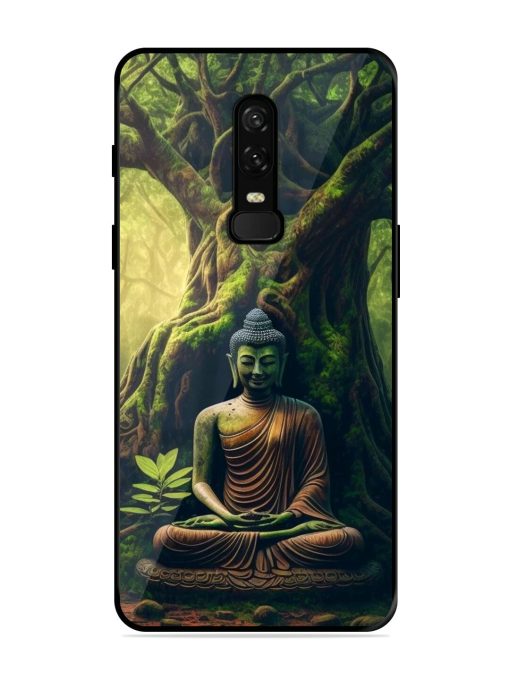 Green Buddha Art Glossy Soft Edge Case for Oneplus 6 Chachhi