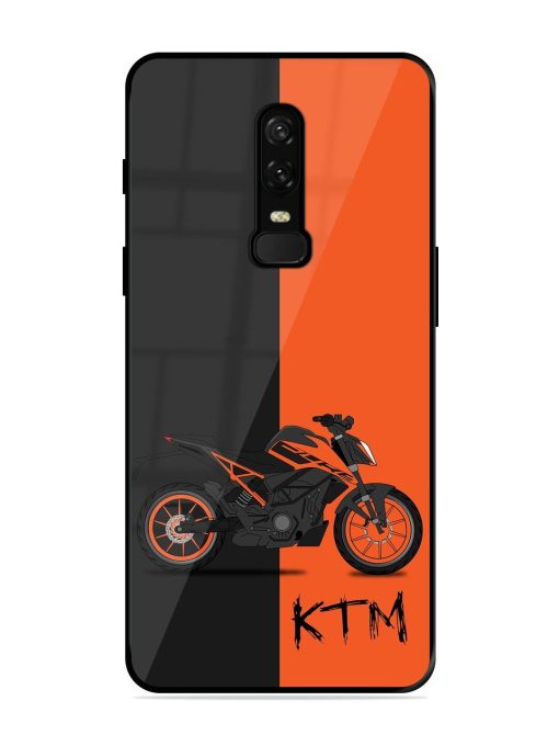 Orange Beast Glossy Soft Edge Case for Oneplus 6 Chachhi