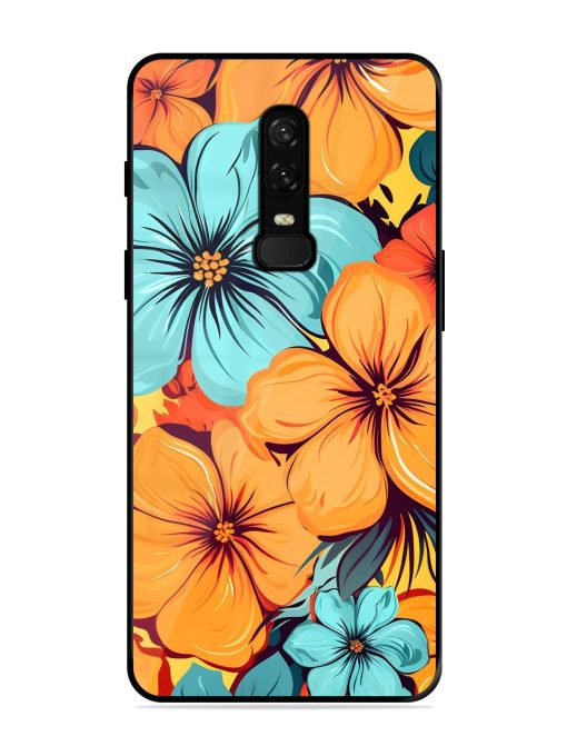 Tropical Bloom Glossy Soft Edge Case for Oneplus 6 Chachhi