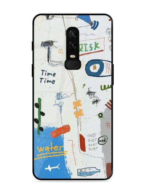 Mind Map Madness Glossy Soft Edge Case for Oneplus 6 Chachhi