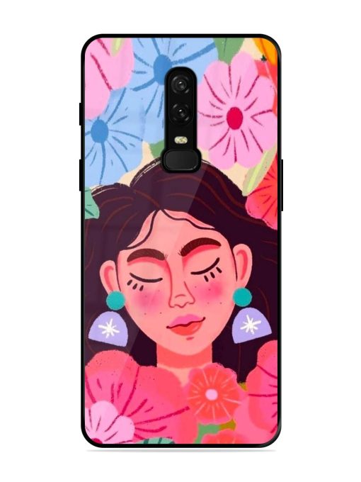 Blooming Serenity Glossy Soft Edge Case for Oneplus 6 Chachhi