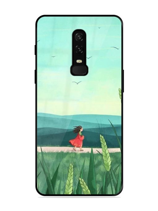 Solitude'S Serenity Glossy Soft Edge Case for Oneplus 6 Chachhi