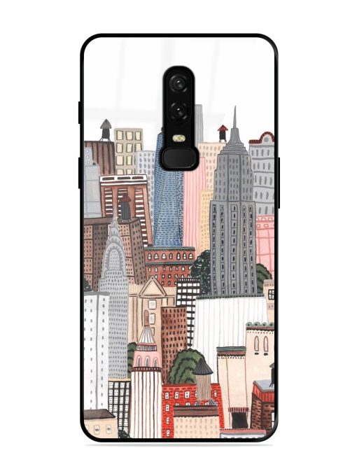 Cityscape Dreams Glossy Soft Edge Case for Oneplus 6 Chachhi