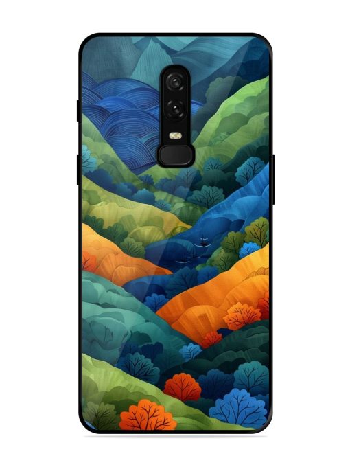 Serene Summits Glossy Soft Edge Case for Oneplus 6 Chachhi