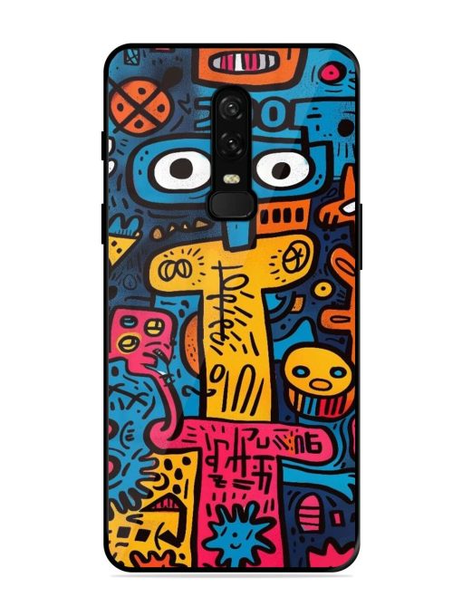 Doodletopia Glossy Soft Edge Case for Oneplus 6 Chachhi