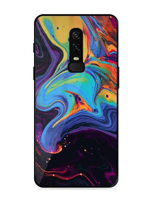 Liquid Dreamscape Glossy Soft Edge Case for Oneplus 6 Chachhi