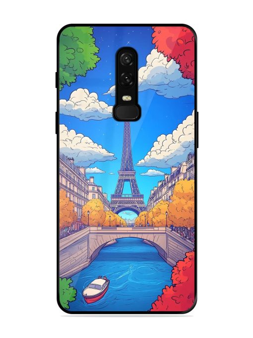 Parisian Panorama Glossy Soft Edge Case for Oneplus 6 Chachhi