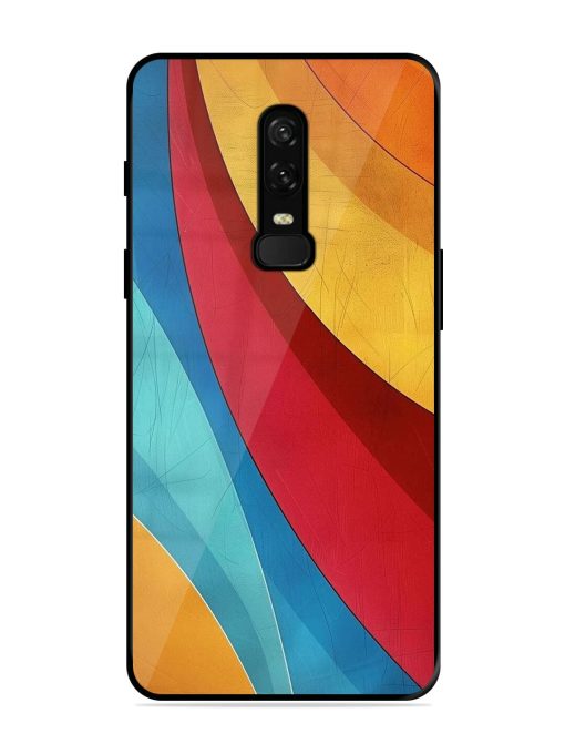 Curving Canvas Glossy Soft Edge Case for Oneplus 6 Chachhi