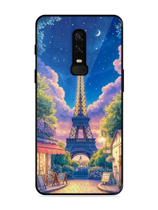 Twilight In Paris Glossy Soft Edge Case for Oneplus 6 Chachhi