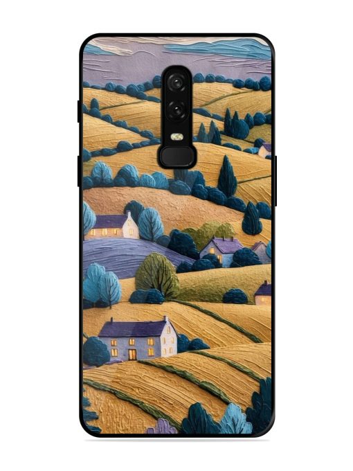 Rolling Hilltop Haven Glossy Soft Edge Case for Oneplus 6