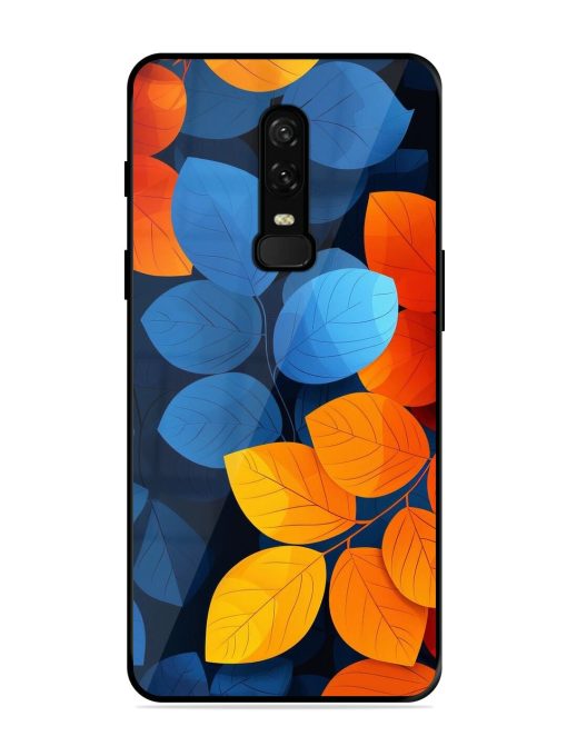 Autumn'S Contrast Glossy Soft Edge Case for Oneplus 6 Chachhi