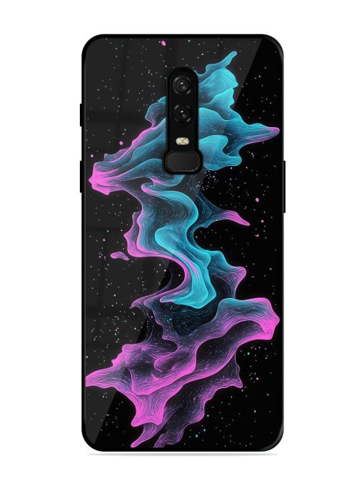 Cosmic Currents Glossy Soft Edge Case for Oneplus 6 Chachhi