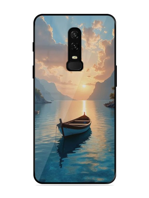 Serene Sunset Glossy Soft Edge Case for Oneplus 6 Chachhi