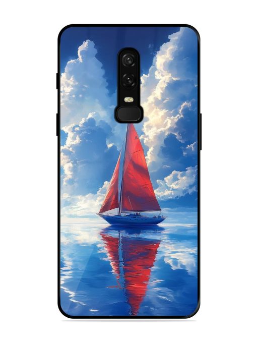 Crimson Sails Glossy Soft Edge Case for Oneplus 6 Chachhi