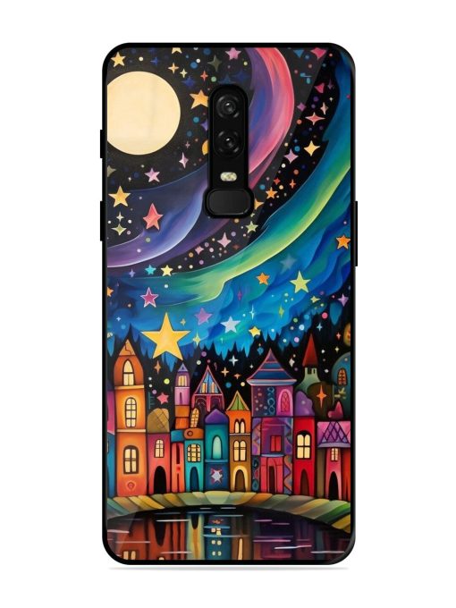 Starlit Village Glossy Soft Edge Case for Oneplus 6 Chachhi