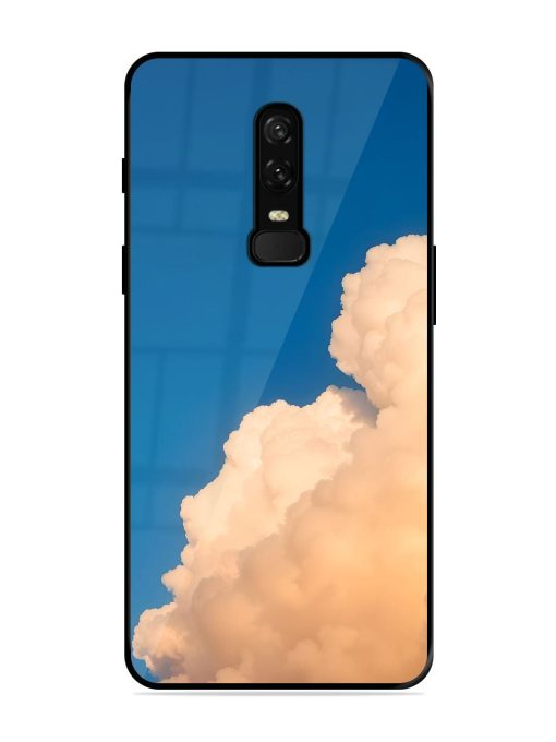 Golden Cloudscape Glossy Soft Edge Case for Oneplus 6 Chachhi